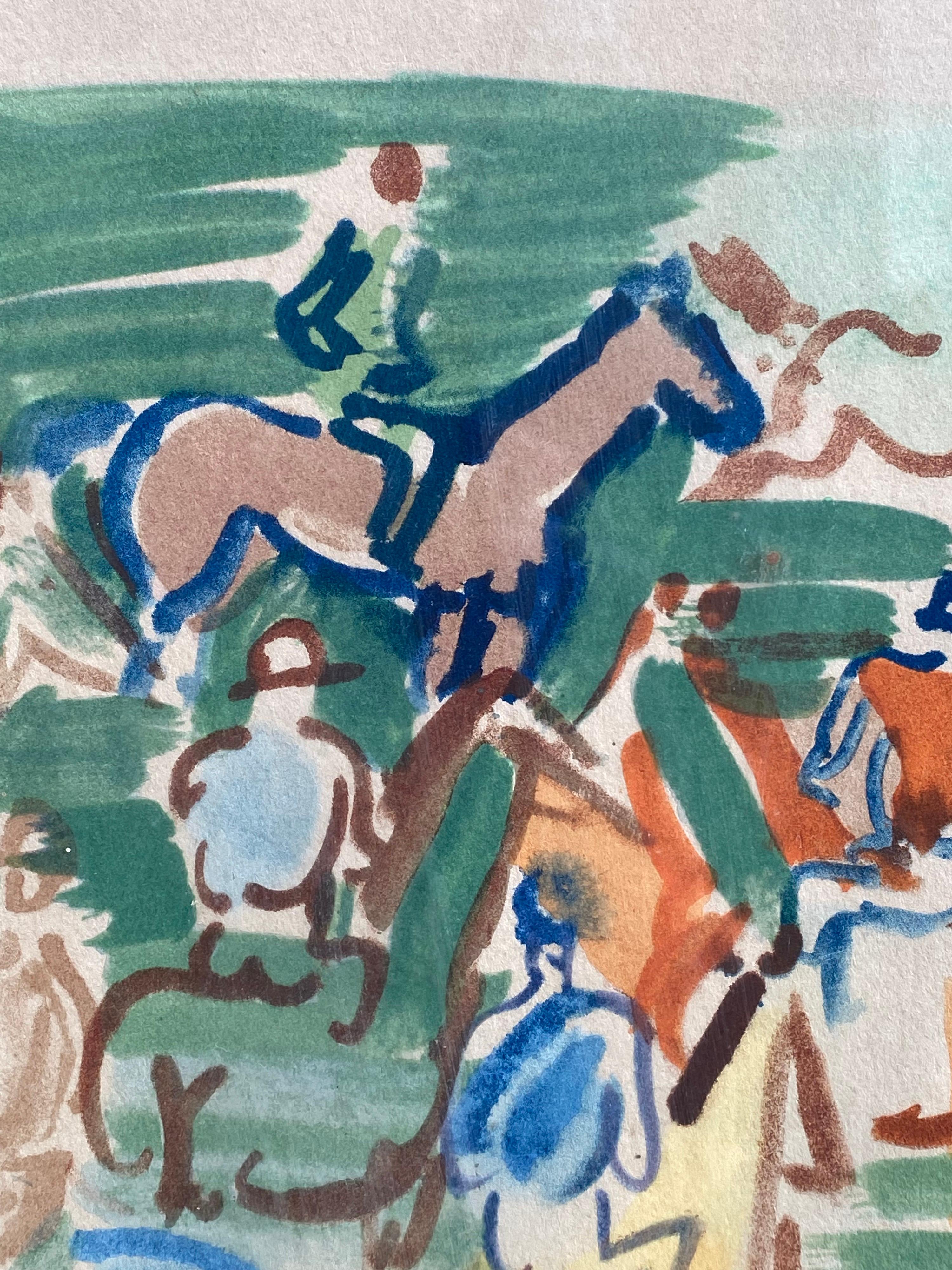 Raoul Dufy Horses Litho 1