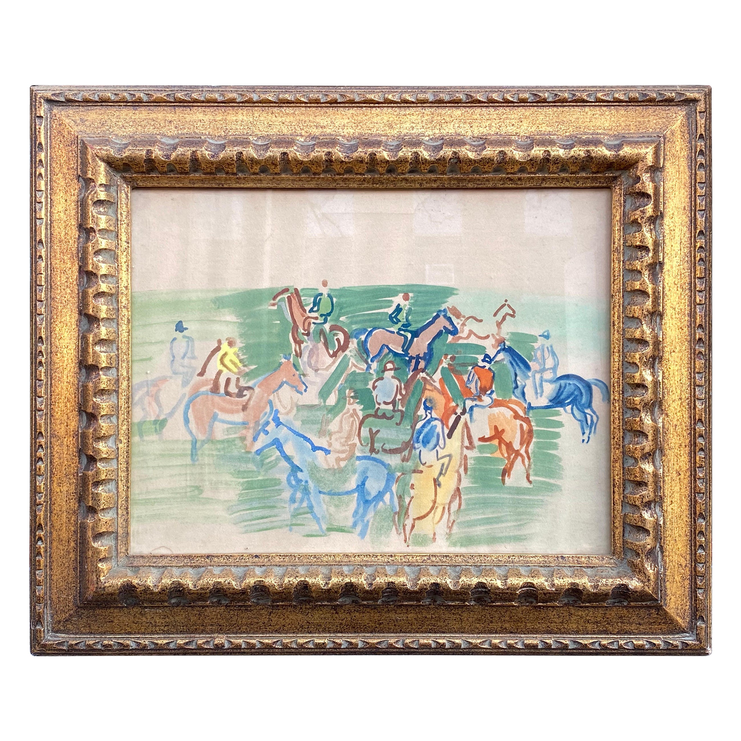 Raoul Dufy Horses Litho