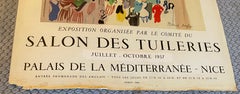 Raoul Dufy Mourlot Art Poster, French Art Poster featuring Nice France 1957