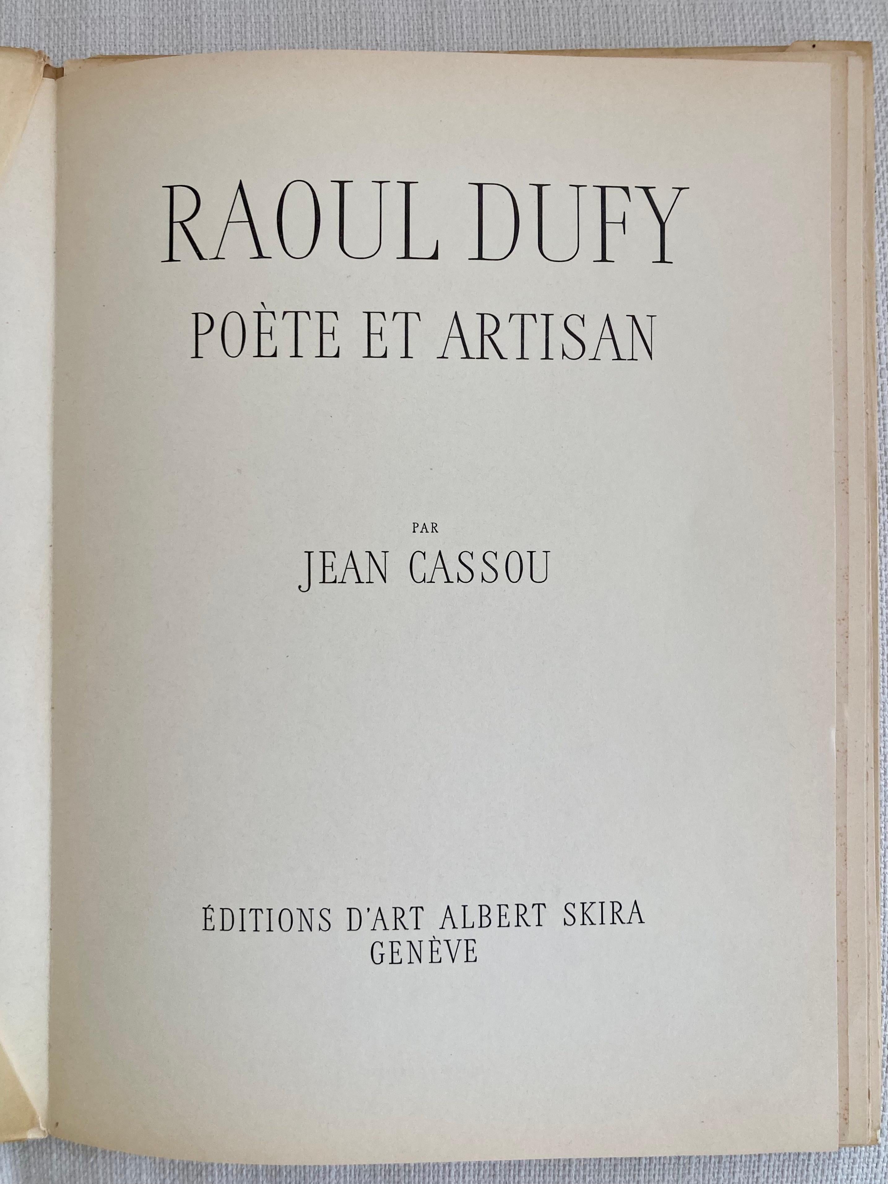 Raoul Dufy Libro de Litografías Originales - 9 Litografías Moderno en venta