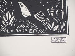 The Dance - Original woodcut - Signed
