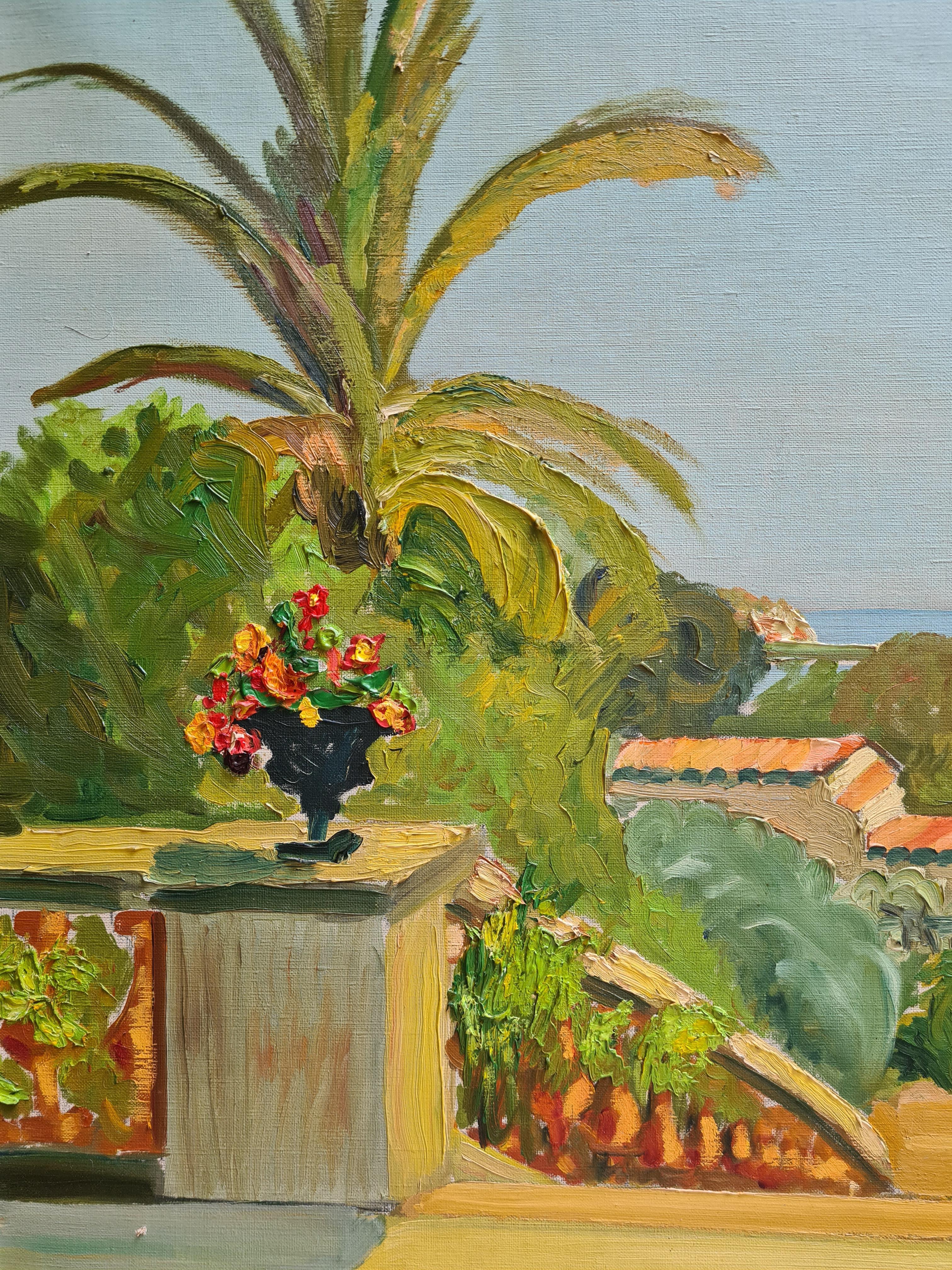 Vista al mar, Tamaris sur Mer, El castillo Michel Pacha, Círculo de Raoul Dufy 1