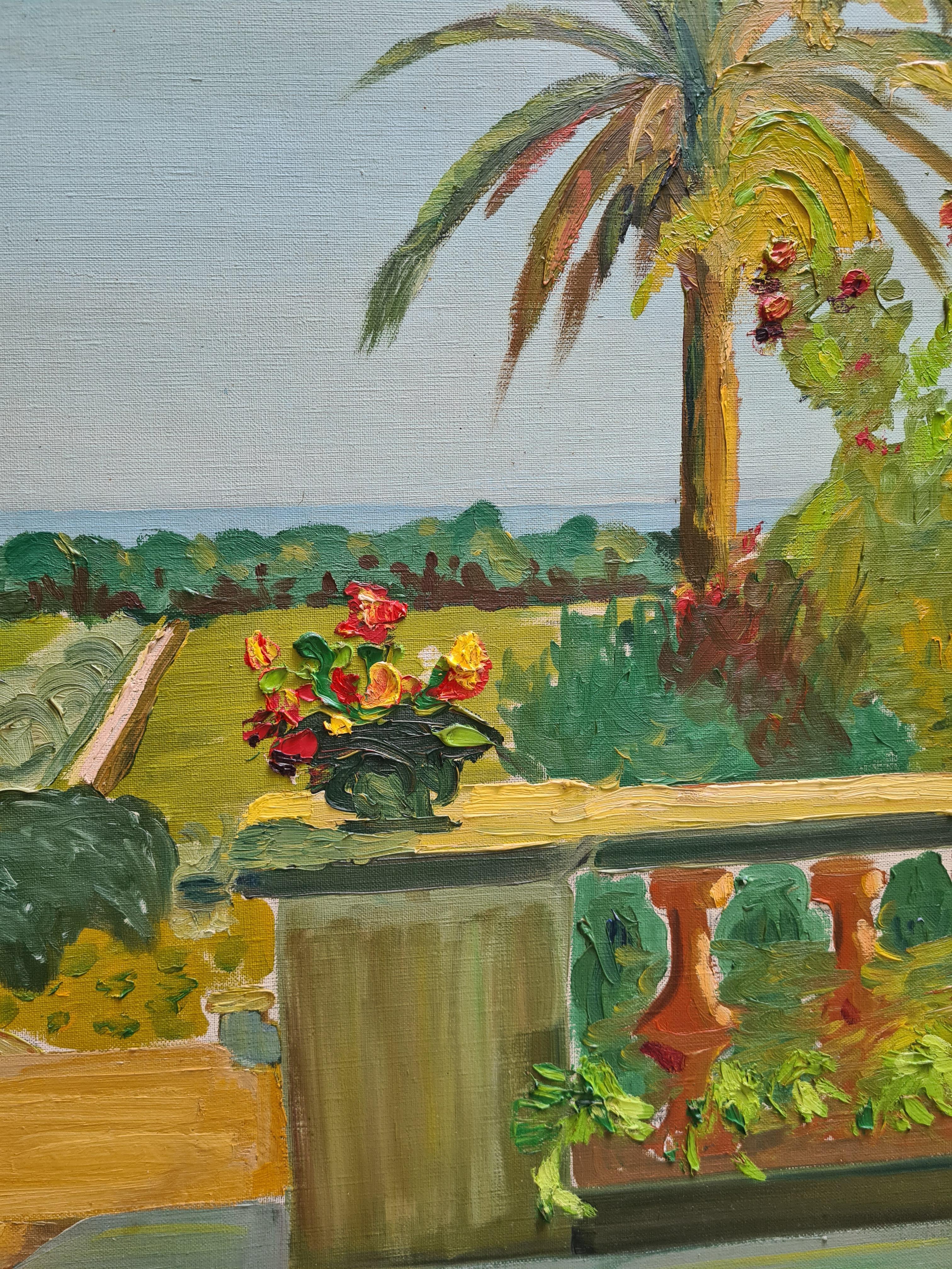 Vista al mar, Tamaris sur Mer, El castillo Michel Pacha, Círculo de Raoul Dufy 3