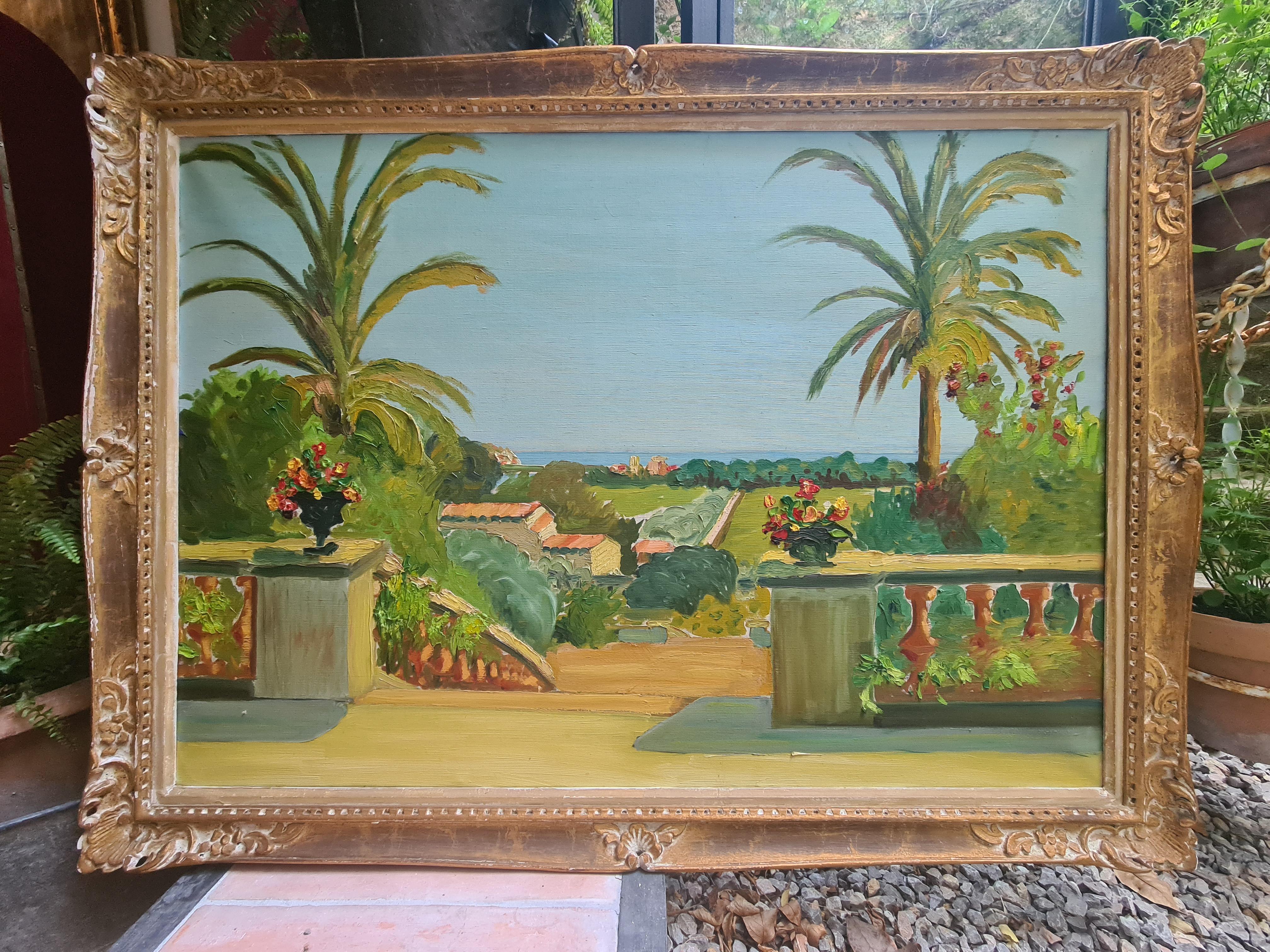 Vista al mar, Tamaris sur Mer, El castillo Michel Pacha, Círculo de Raoul Dufy 6