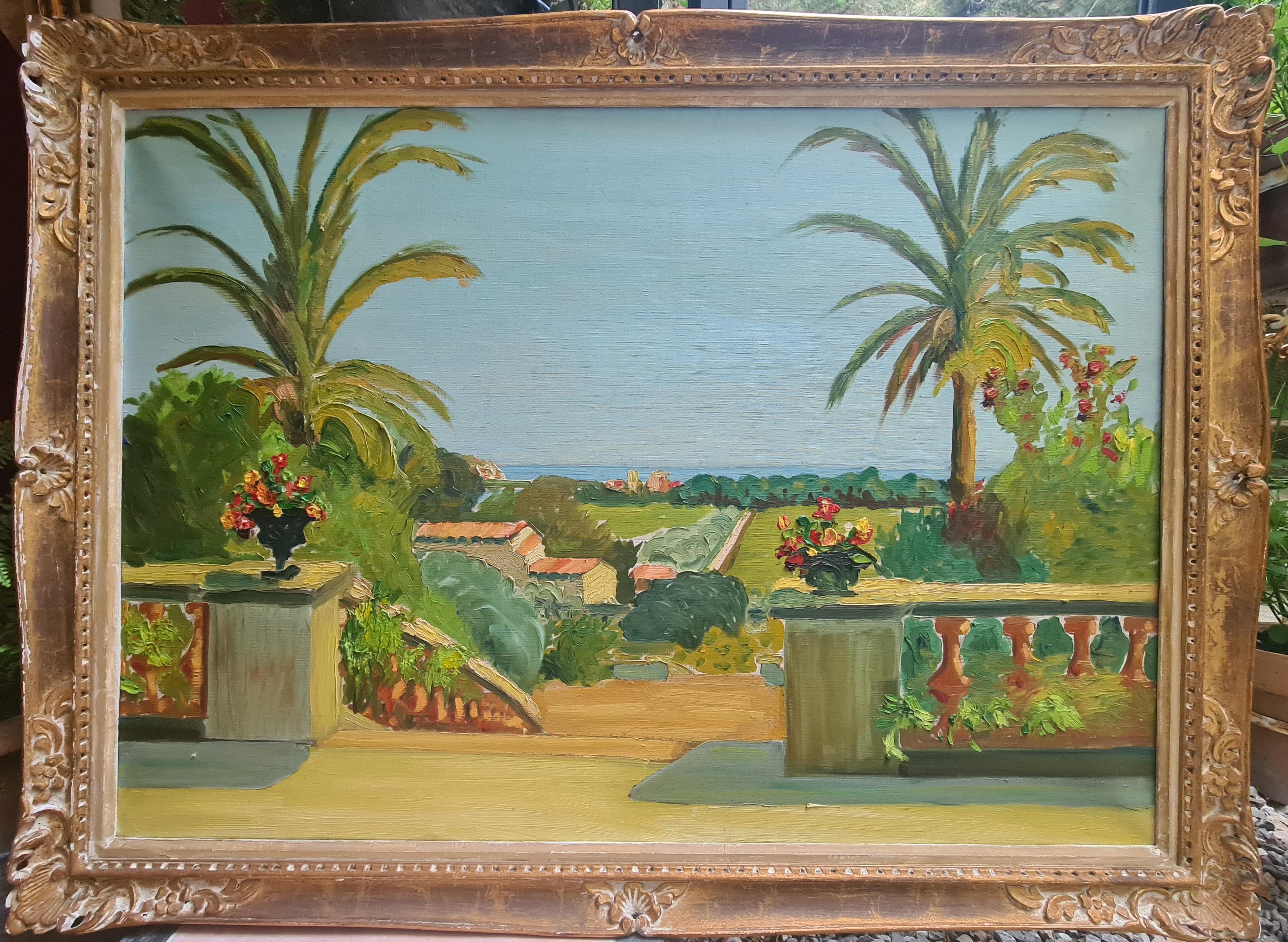 Vista al mar, Tamaris sur Mer, El castillo Michel Pacha, Círculo de Raoul Dufy 7