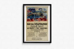 Manifesto del 1945 di Raoul Dufy per il "Le Grand Gala Cinématographique".