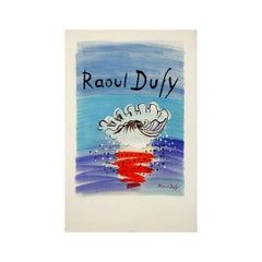 Original-Ausstellungsplakat von Raoul Dufy aus dem Jahr 1956 im Musée des Beaux-Arts Nancy