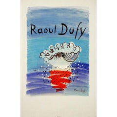 Original-Ausstellungsplakat von Raoul Dufy aus dem Jahr 1956 im Musée des Beaux-Arts Nancy
