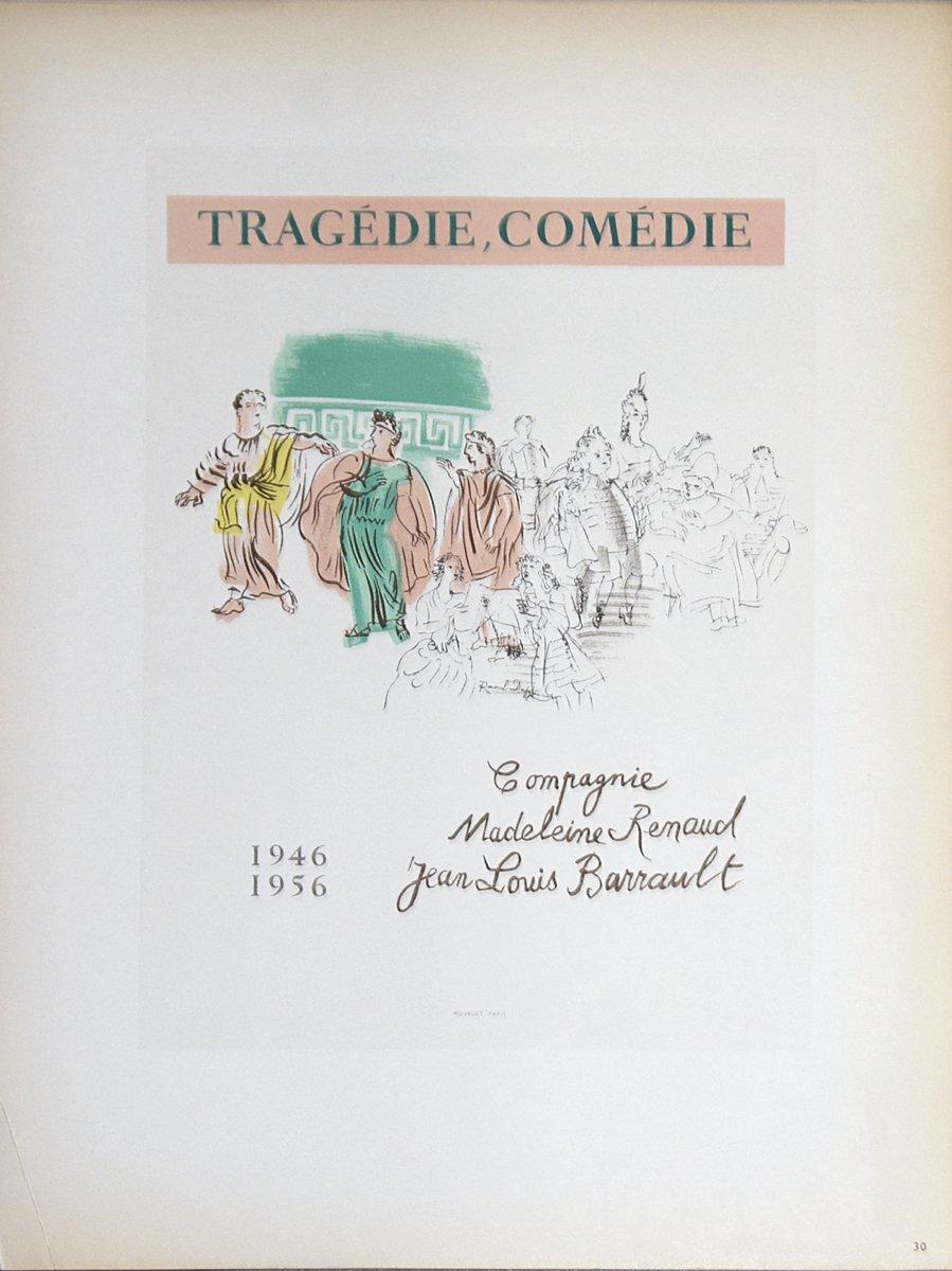 1959 After Raoul Dufy 'Tragedie, Comedie' 