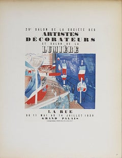 Vintage 1959 After Raoul Dufy 'Artistes Decorateurs Salon de la Lumiere' 