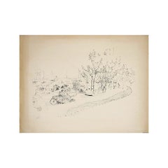 1961 lithographie d'après Raoul Dufy (after) Raoul Dufy - Les côtes Normandes