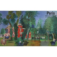 1964 Raoul Dufy Deauville Poster for Paris Modern Art Museum