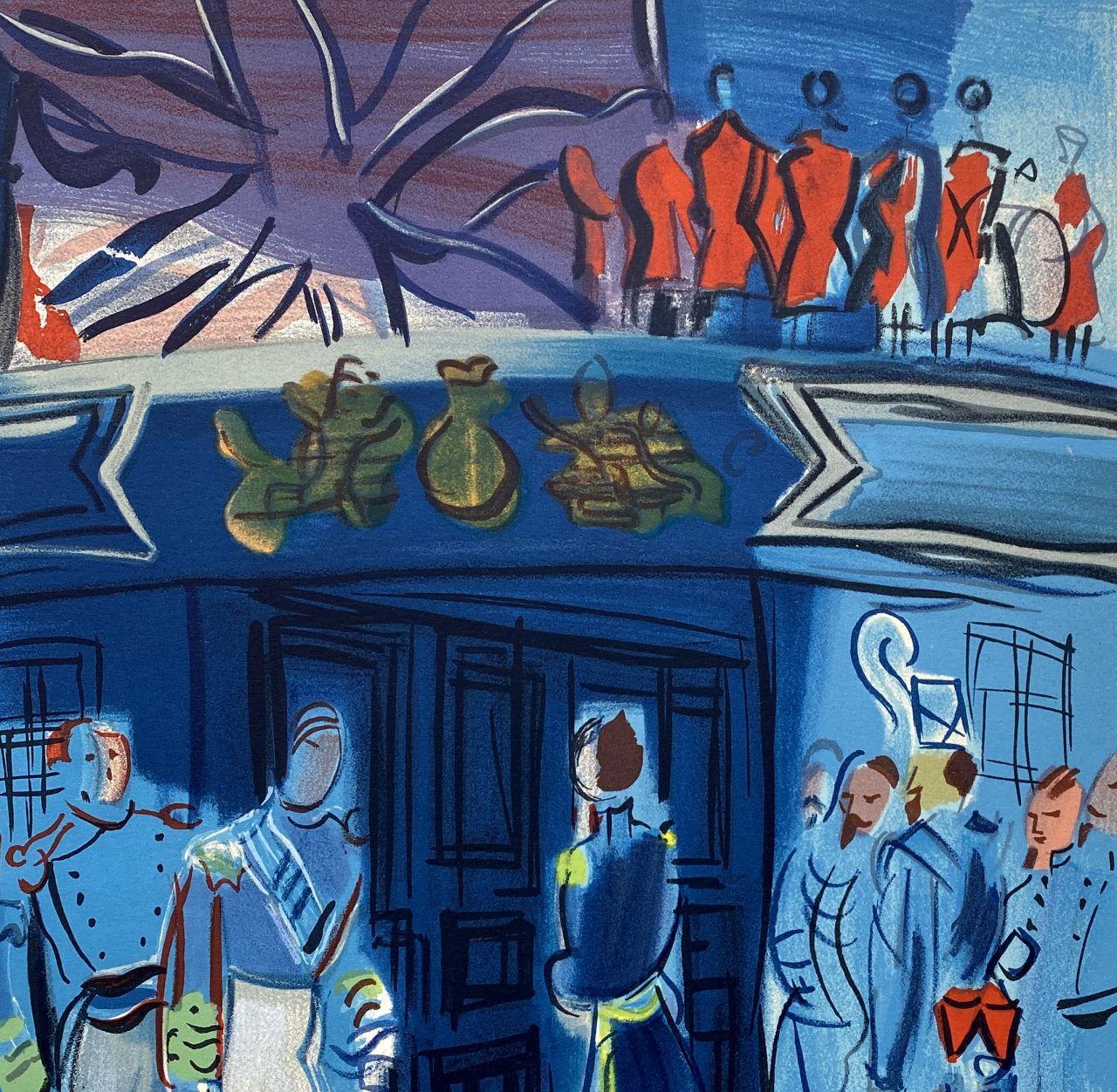Raoul DUFY (después)
Almirante y oficiales

Litografía sobre piedra a partir de un cuadro (taller Mourlot)
Firmado en la placa
Sobre vitela Arches 50 x 65 cm (c. 20 x 26 in)

Excelente estado