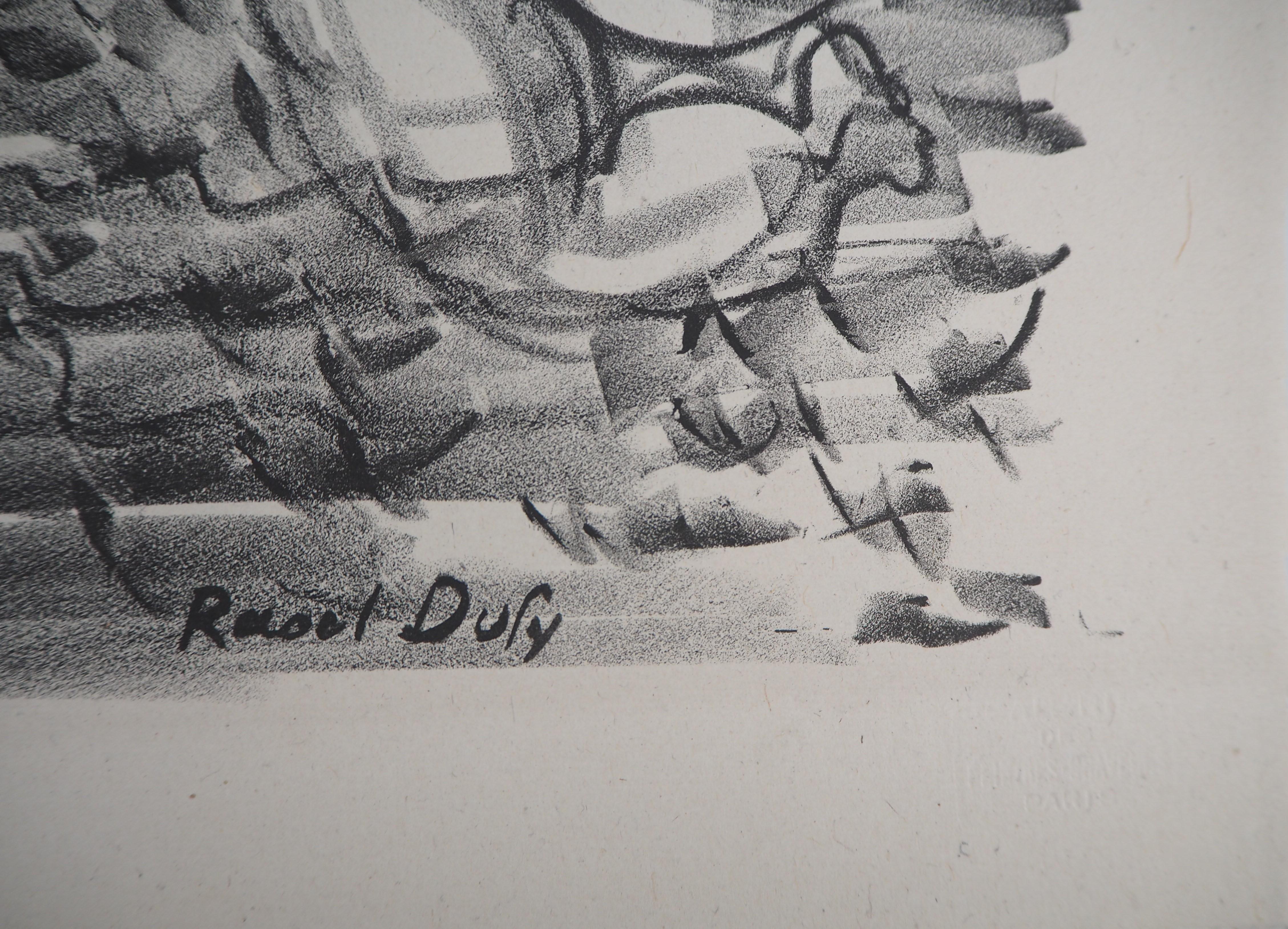 Bathers - Original lithograph  - Print by Raoul Dufy