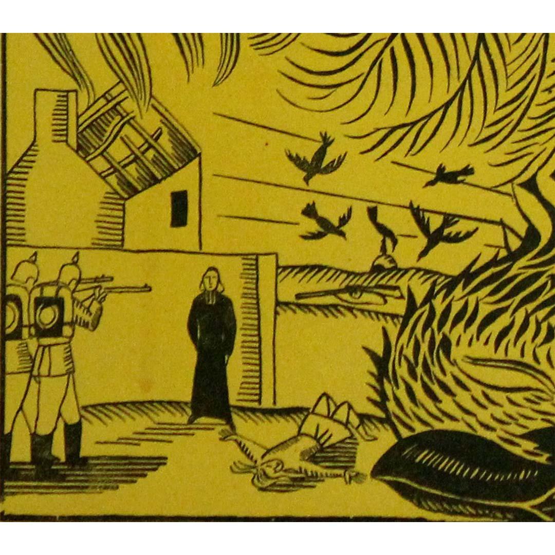 Cartel original de Raoul Dufy de hacia 1918 - El fin de la Gran Guerra en venta 2