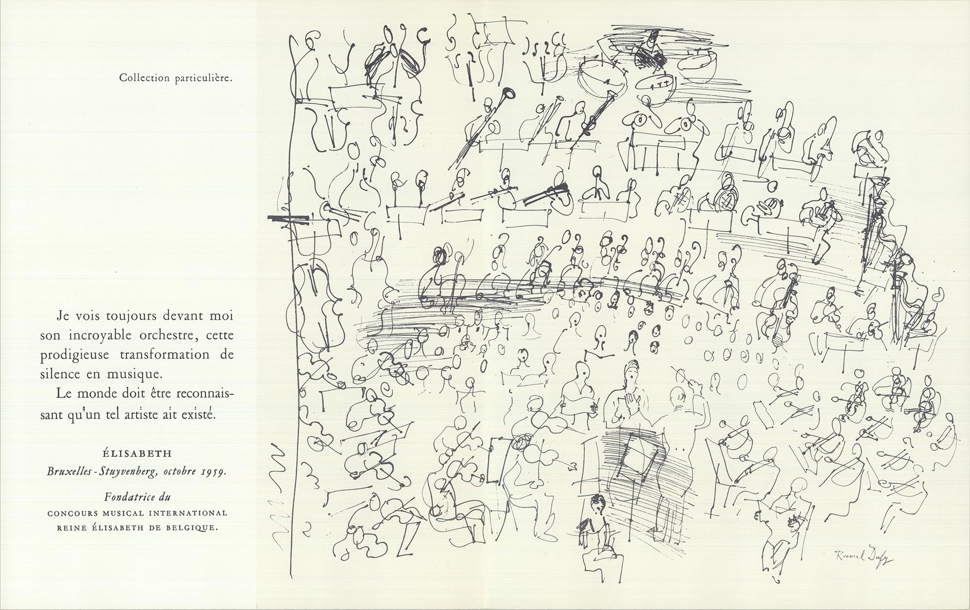 Raoul Dufy Print - Dessin