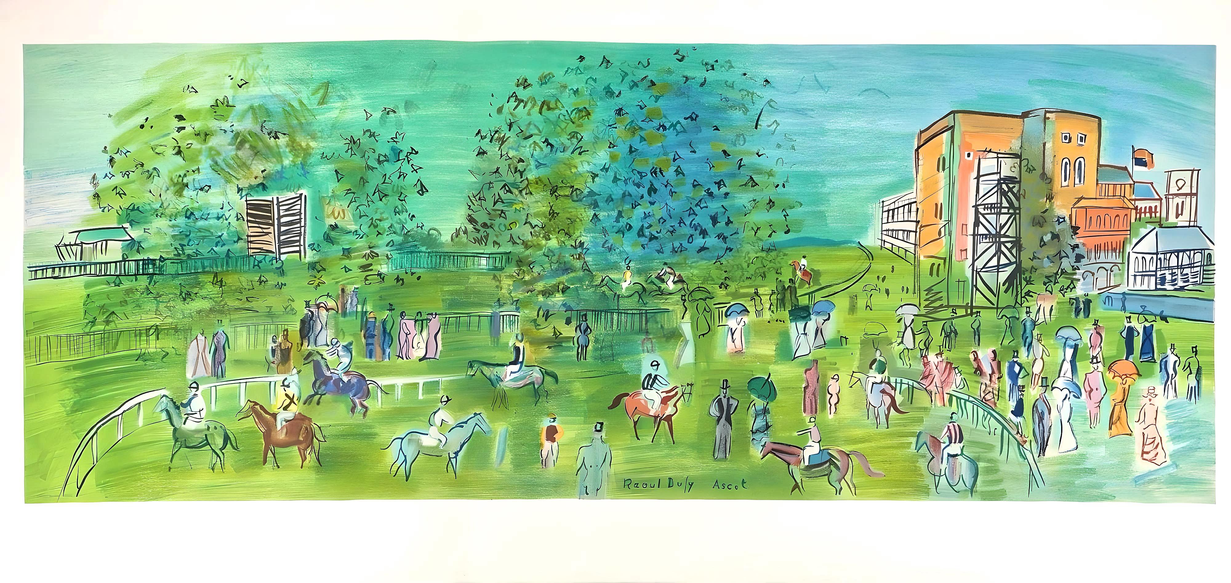 Dufy, Ascot, Raoul Dufy, Collection Pierre Lévy (after) For Sale 14