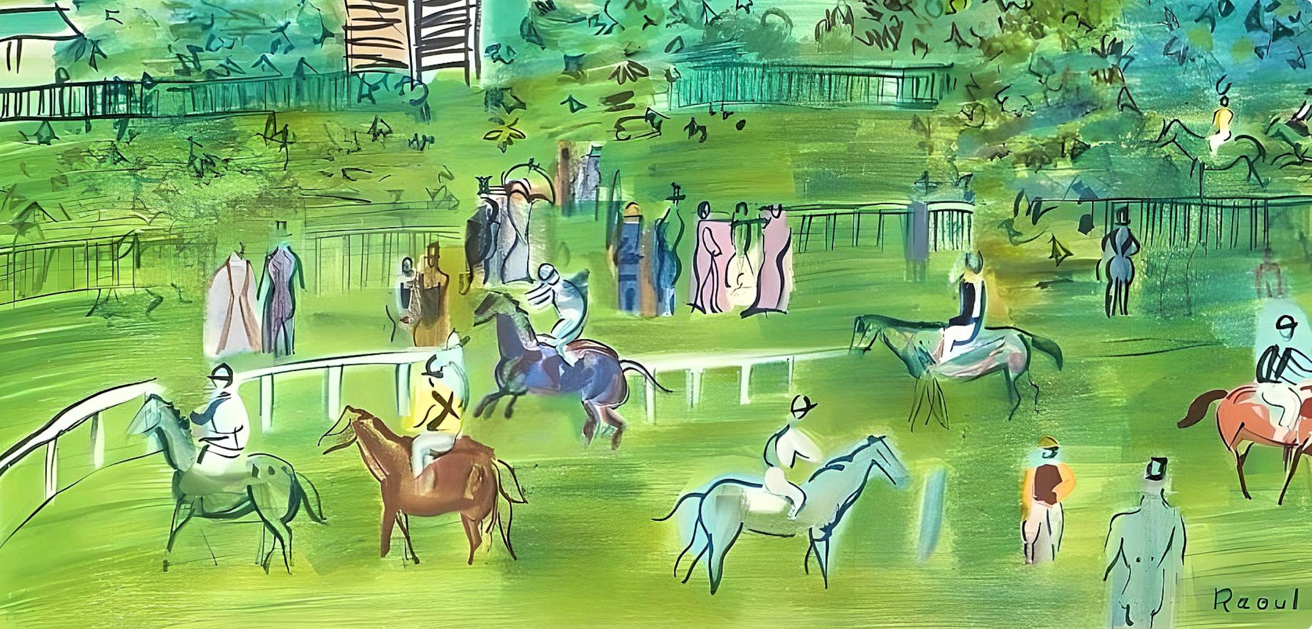 Dufy, Ascot, Raoul Dufy, Collection Pierre Lévy (after) For Sale 1