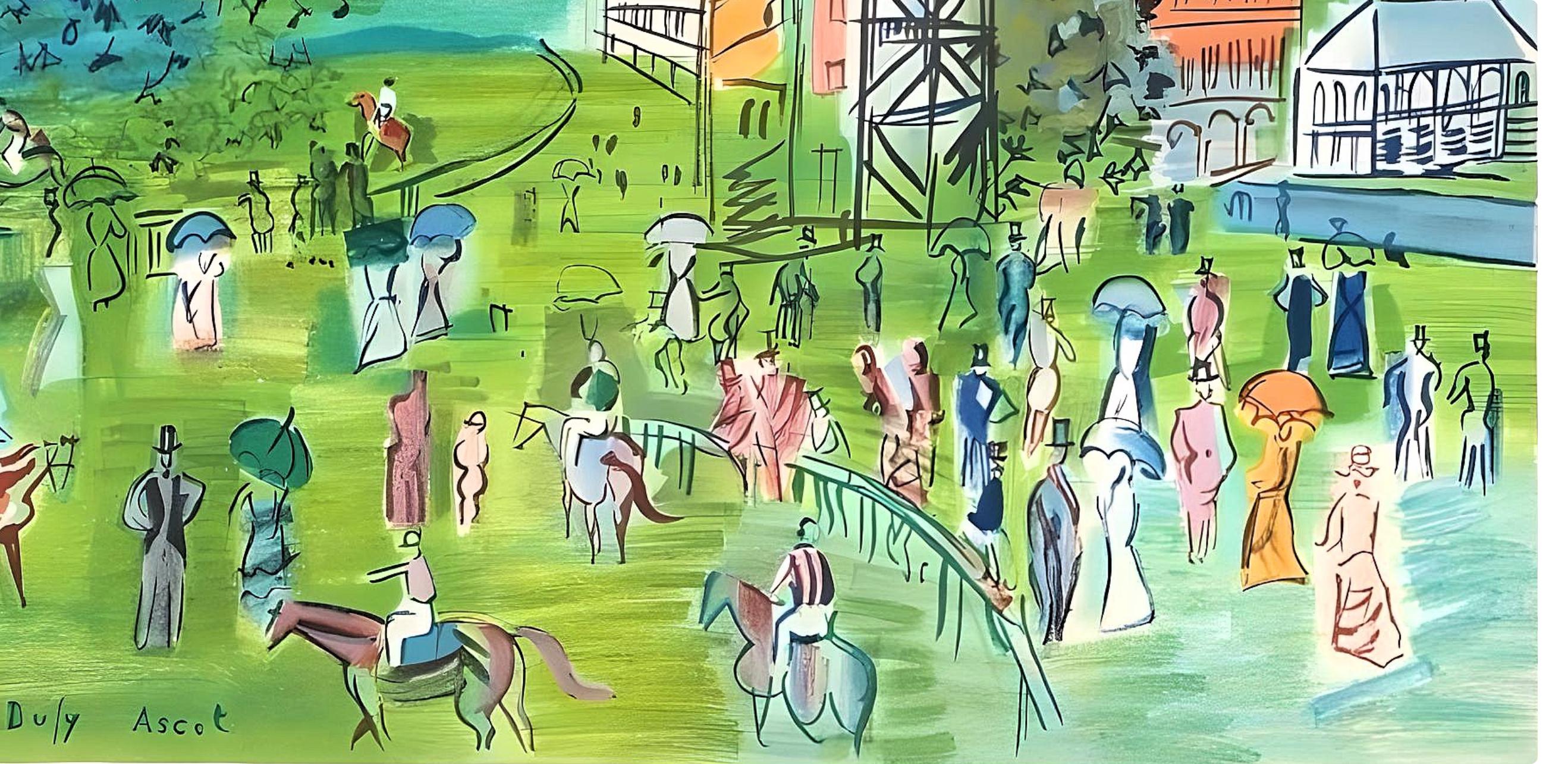 Dufy, Ascot, Raoul Dufy, Collection Pierre Lévy (after) For Sale 4