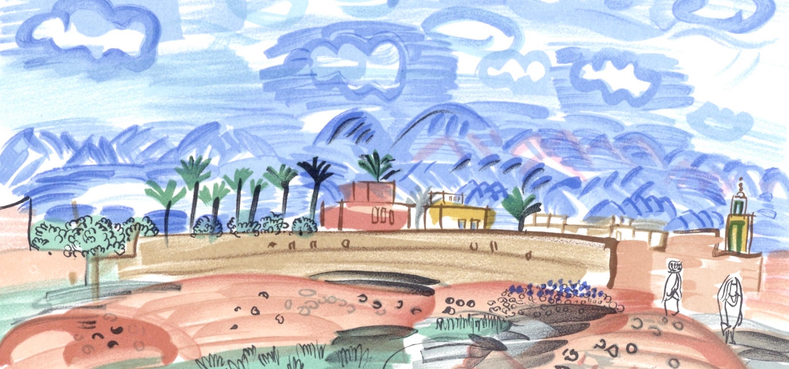 Dufy, Au Maroc, Lettre à mon peintre Raoul Dufy (d'après) en vente 1