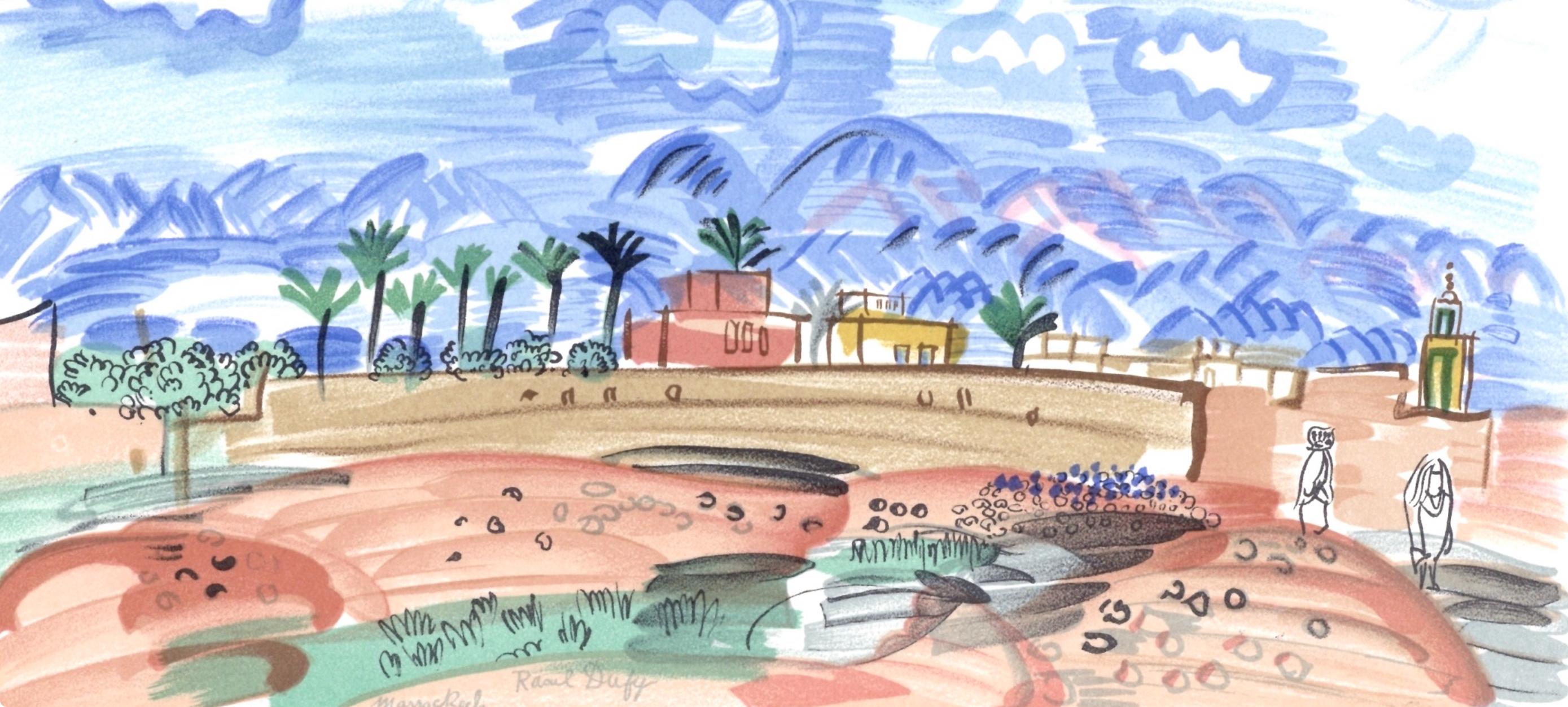 Dufy, Au Maroc, Lettre à mon peintre Raoul Dufy (d'après) en vente 2