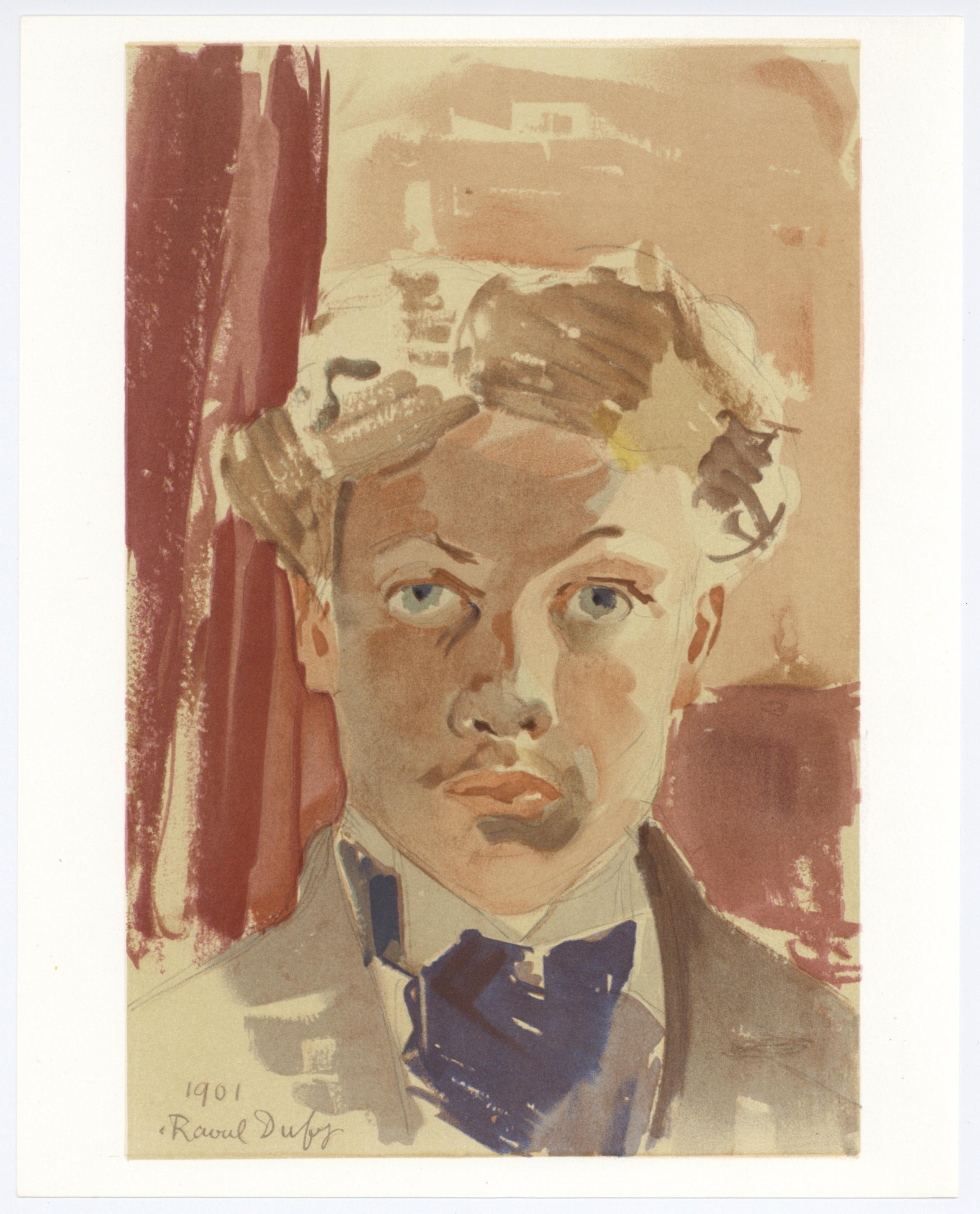Dufy, Autorretrato, Lettre à mon peintre Raoul Dufy (after) en venta 4