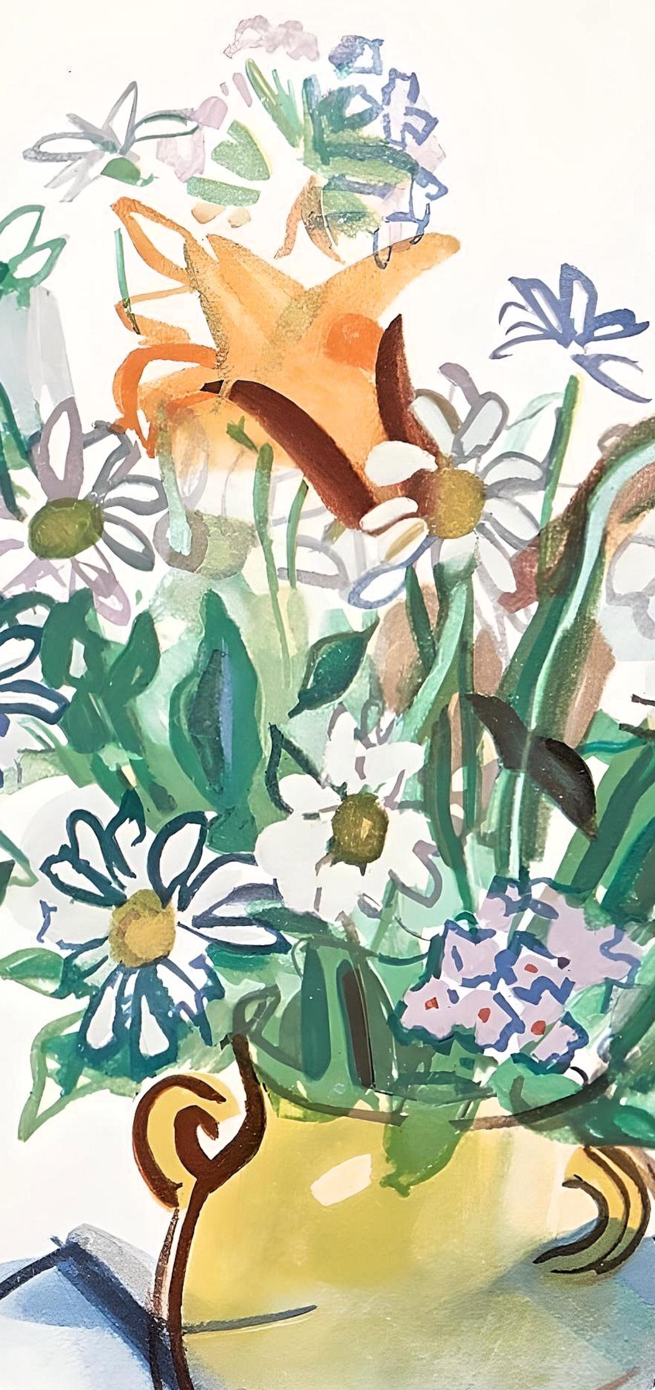 Dufy, Bouquet, Vacances forcées (después) - Print de Raoul Dufy