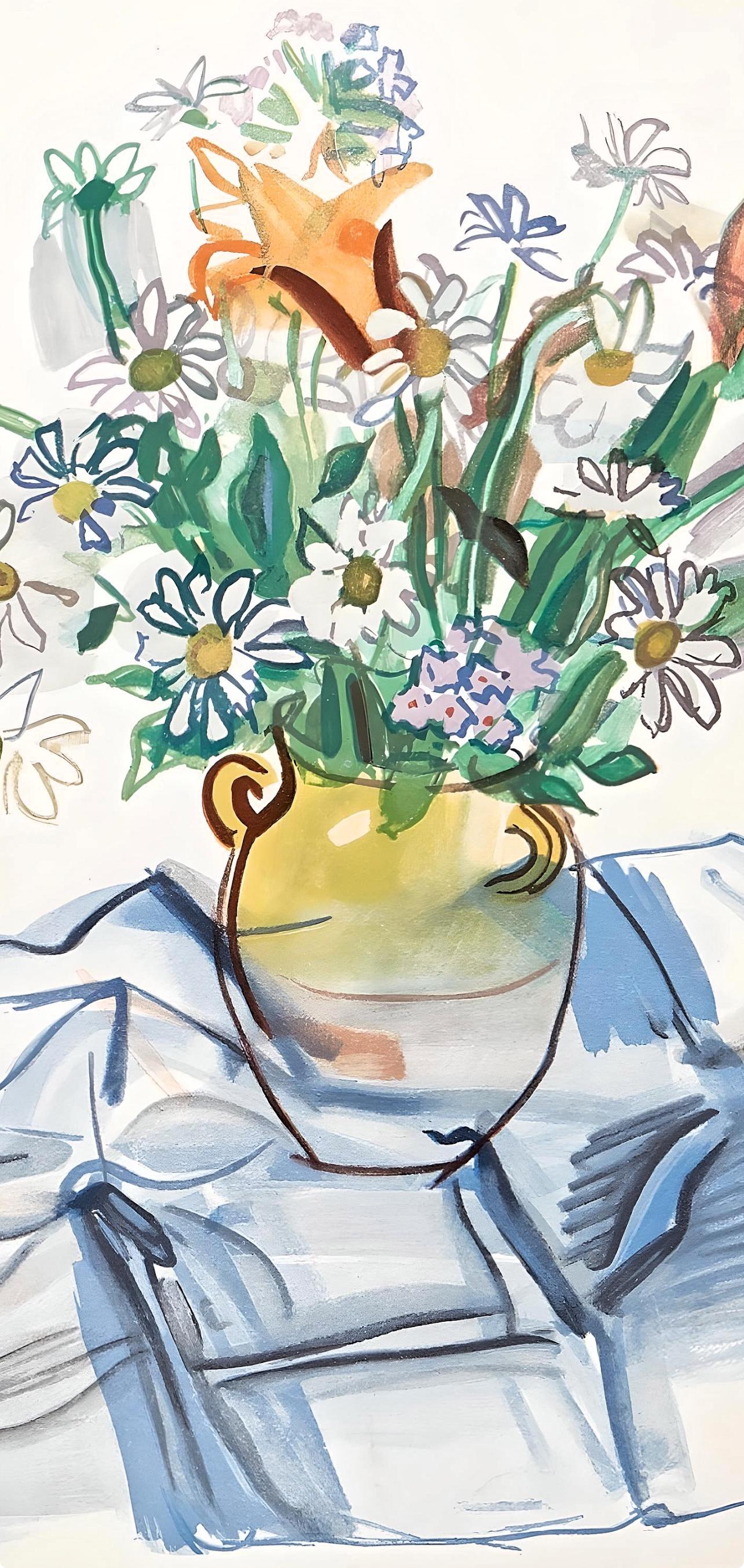 Dufy, Bouquet, Vacances forcées (after) - Print by Raoul Dufy