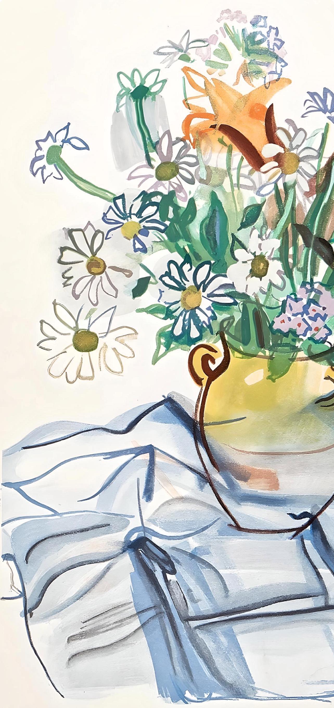 Dufy, Bouquet, Vacances forcées (después) - Print Moderno de Raoul Dufy