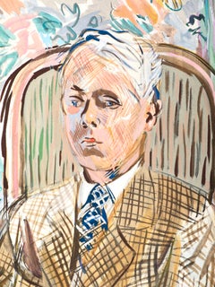 Raoul Dufy, Self-Portrait, da Esprit de la fleur et du fruit, 1954 (after)