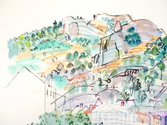 Raoul Dufy, Southern Landscape, Esprit de la fleur et du fruit, 1954 (after)