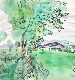 Raoul Dufy, Landscape, from Esprit de la fleur et du fruit, 1954 (after)