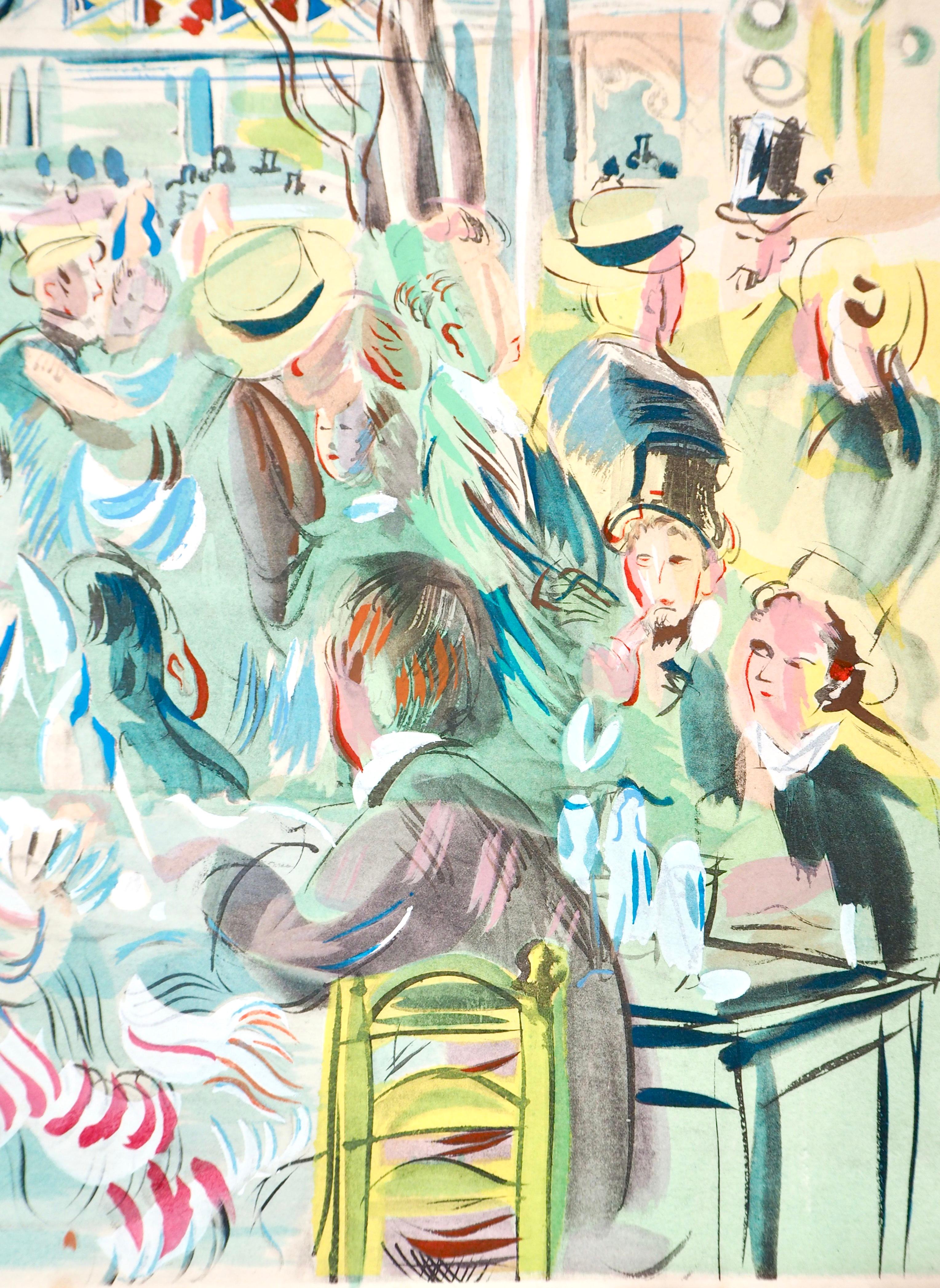 Dufy, Composición, Eaux-de-vie, Esprit de la fleur et du fruit (después) - Print de Raoul Dufy