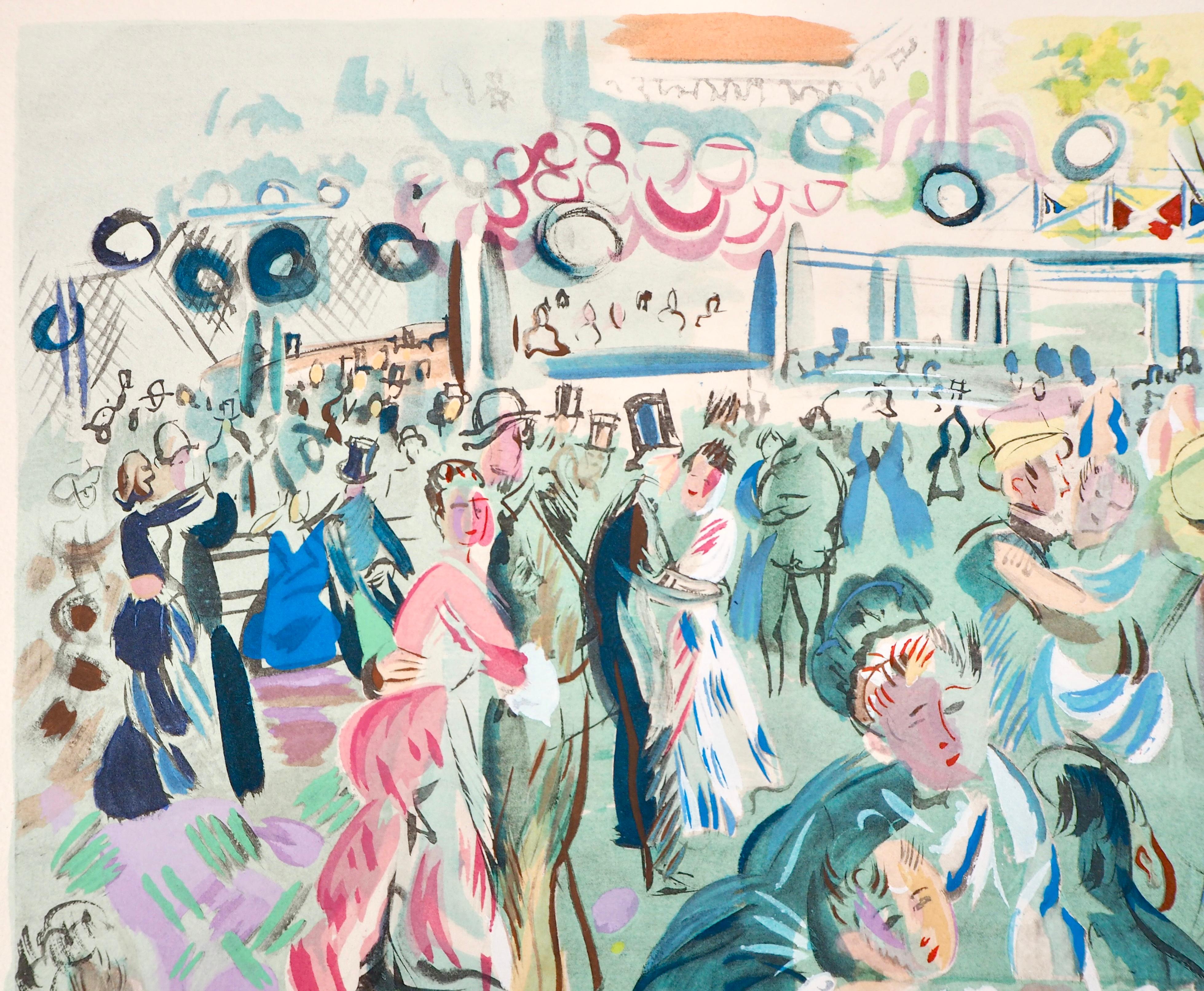 Dufy, Composición, Eaux-de-vie, Esprit de la fleur et du fruit (después) - Print Moderno de Raoul Dufy