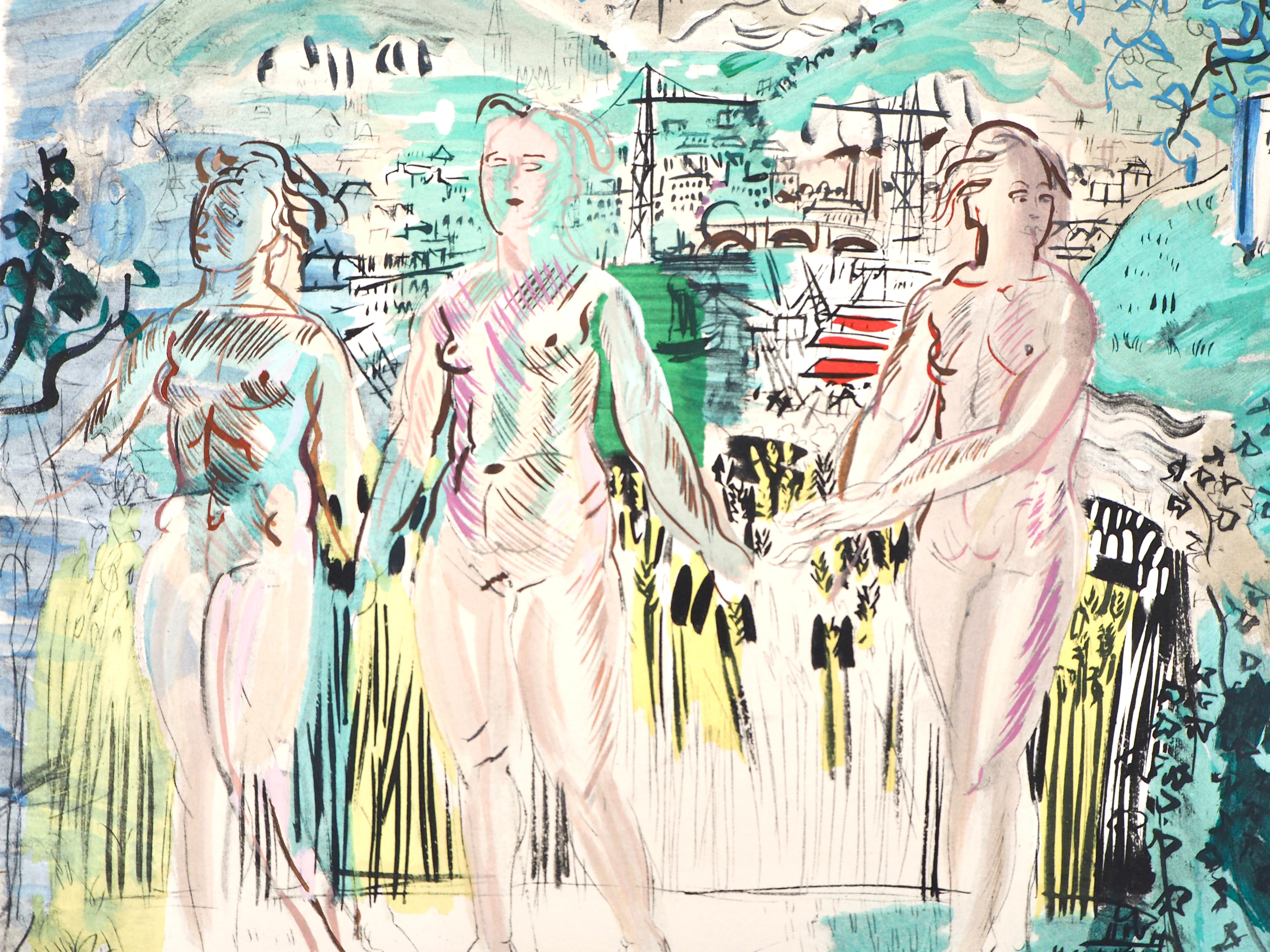 Figurative Print de Raoul Dufy - Dufy, Composición, Eaux-de-vie, Esprit de la fleur et du fruit (después)