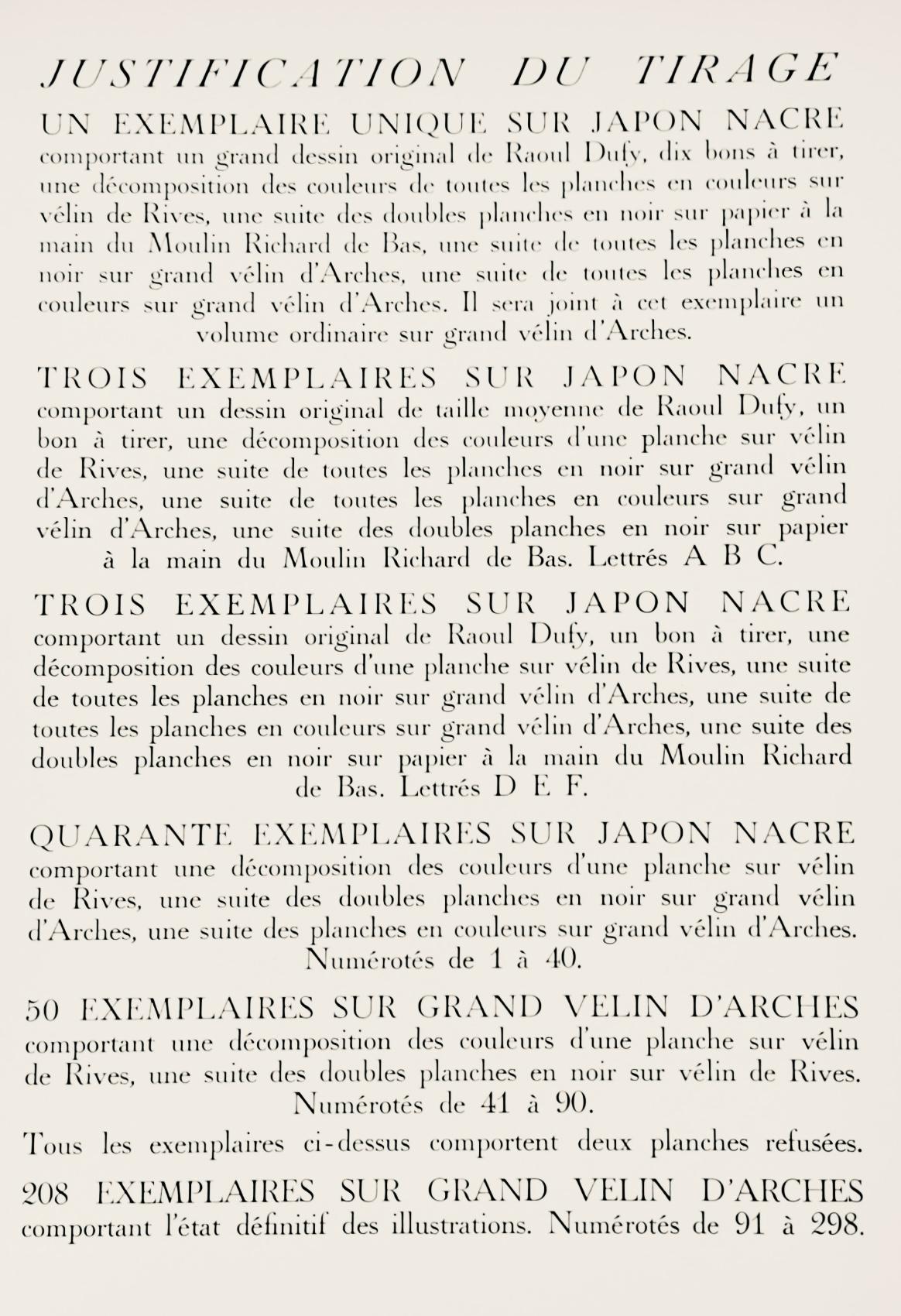 Dufy, Composition, Les Côtes Normandes (d'après) en vente 6