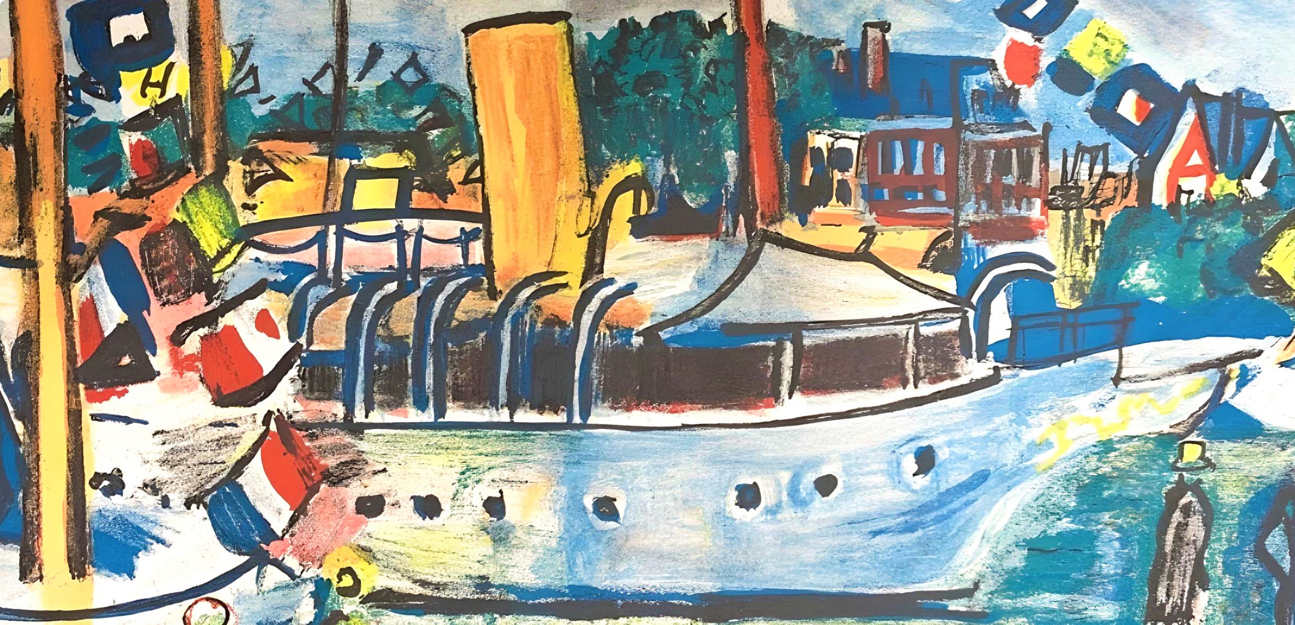 Dufy, Composition, Les Côtes Normandes (after) - Print by Raoul Dufy
