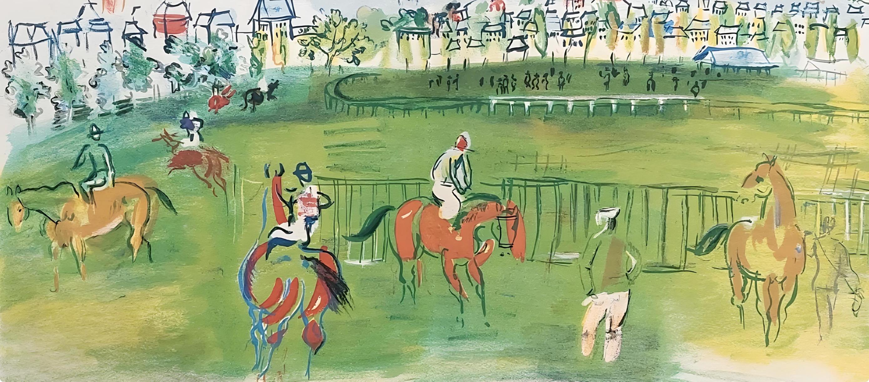 Dufy, Composition, Les Côtes Normandes (d'après) - Print de Raoul Dufy