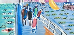 Dufy, Composition, Les Côtes Normandes (after)