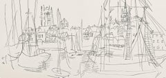 Dufy, Composition, Les Côtes Normandes (after)