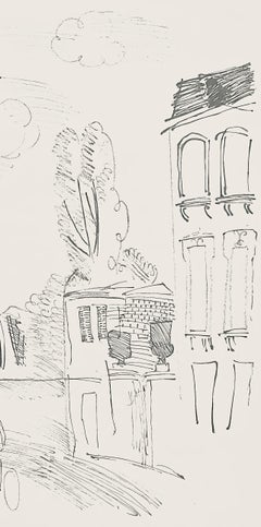 Dufy, Composition, Les Côtes Normandes (after)