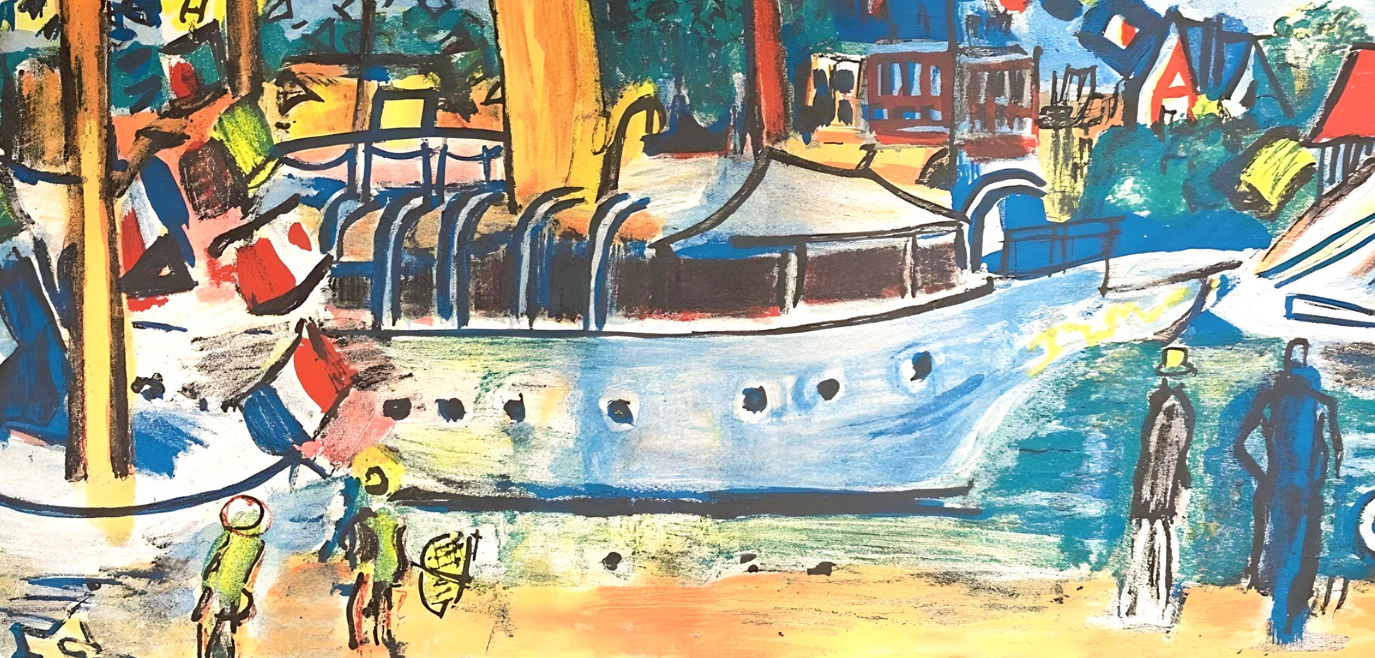 Dufy, Composition, Les Côtes Normandes (after) - Modern Print by Raoul Dufy