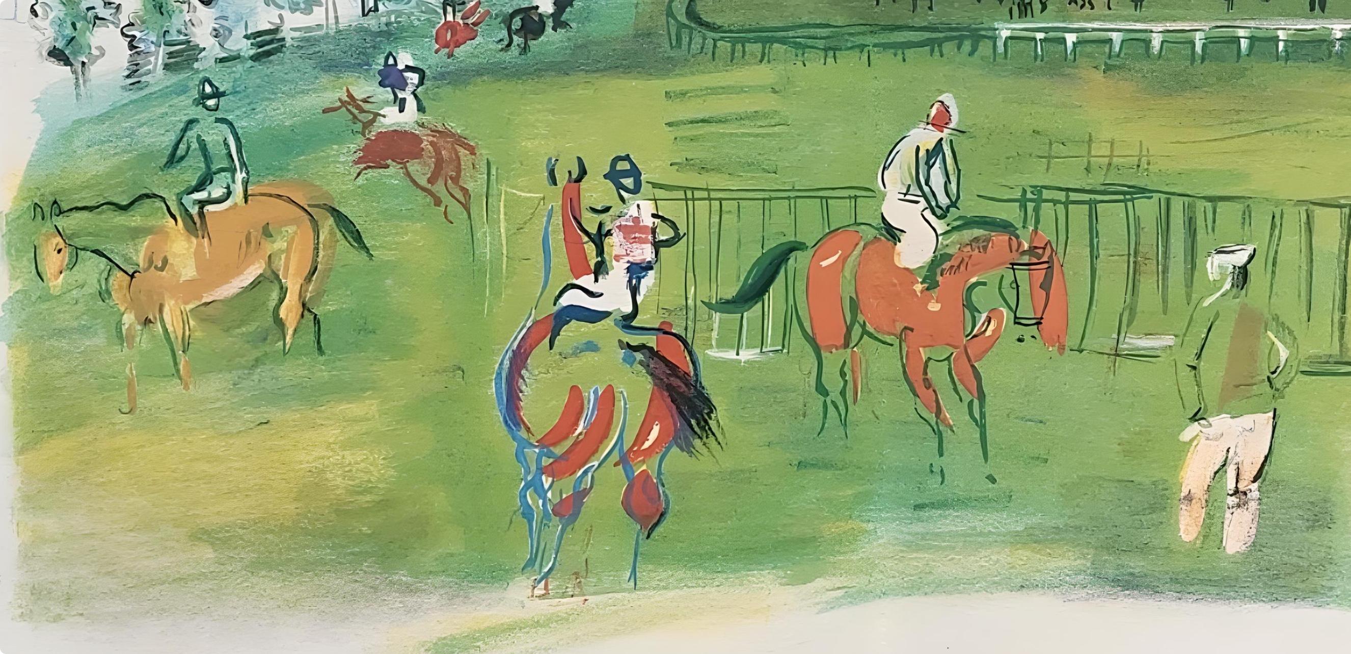 Dufy, Composition, Les Côtes Normandes (d'après) - Moderne Print par Raoul Dufy