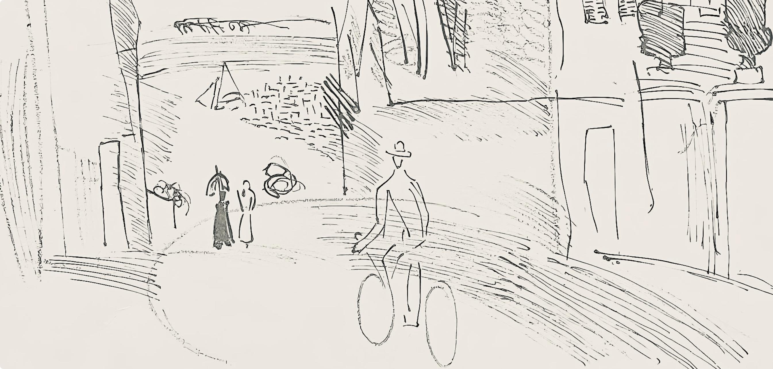 Dufy, Composition, Les Côtes Normandes (after) For Sale 1