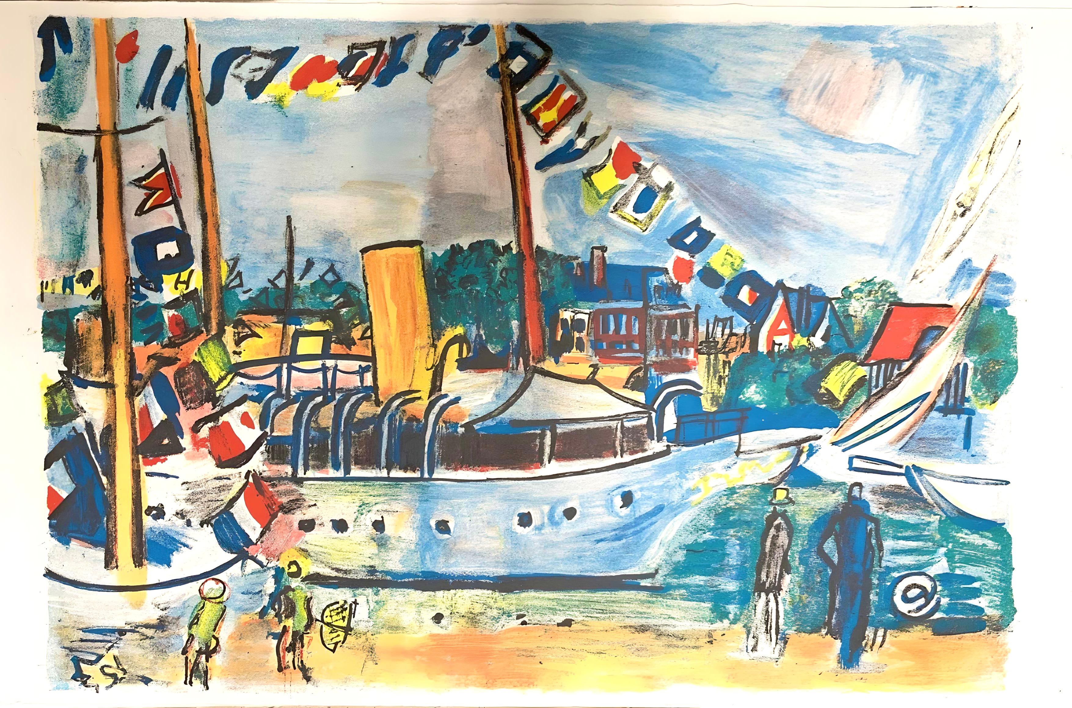 Dufy, Composition, Les Côtes Normandes (after) For Sale 1