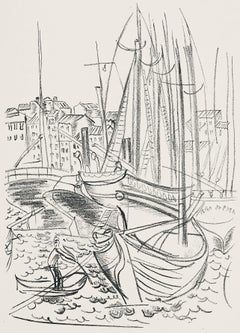 Dufy, Composición, Les Côtes Normandes (después de)