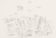 Dufy, Composición, Les Côtes Normandes (después de)