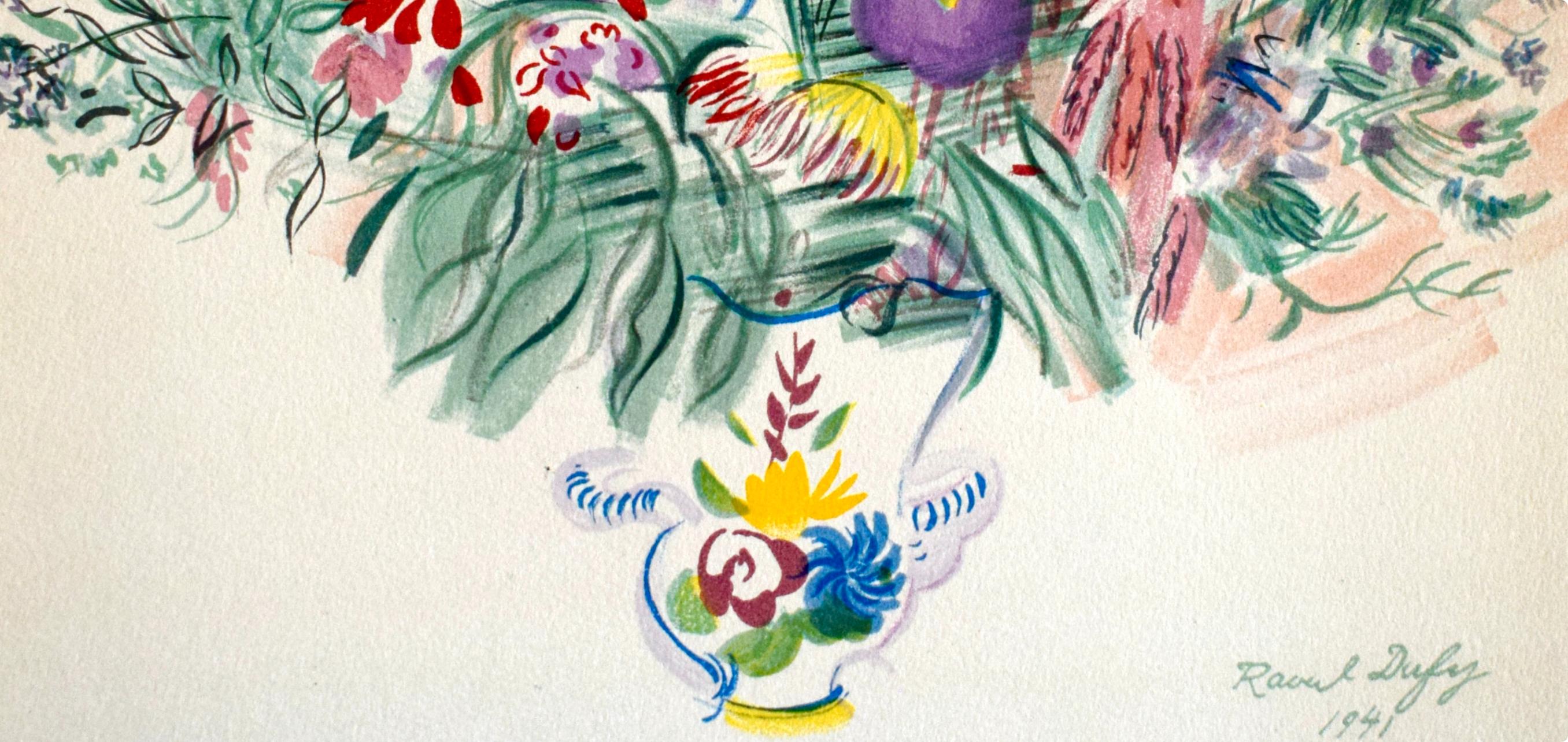 Dufy, Composición, Les Peintres mes amis (después de) - Still-Life Print Beige de Raoul Dufy