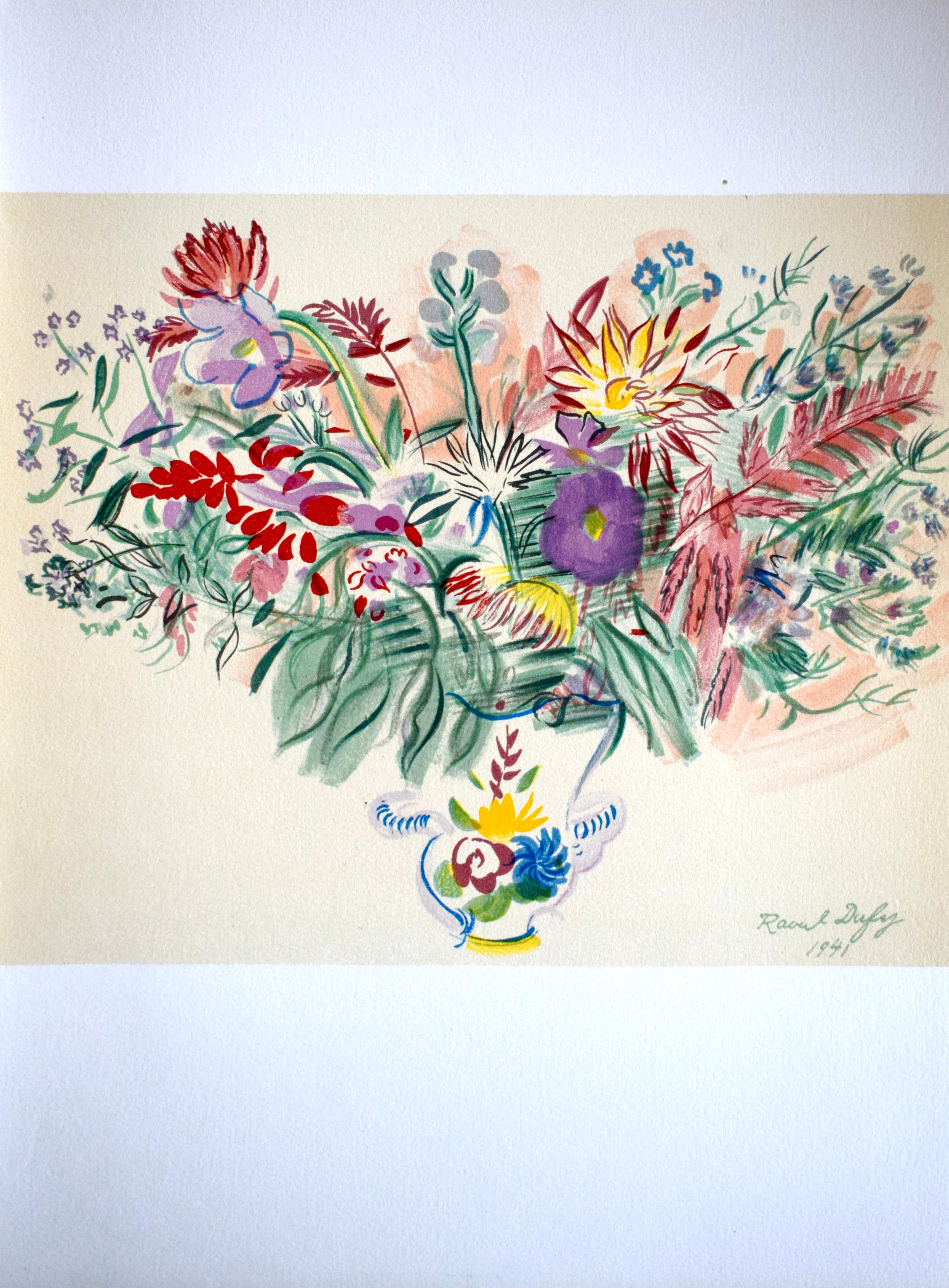 Litografía sobre papel vélin d'Arches. Sin firmar y sin numerar, tal como se publicó. Buen estado. Notas: Del folio, Les Peintres mes amis, 1965. Publicado por Éditions d'art Les Heures Claires, París; impreso por Raymond Jacquet, París, 1965 en una