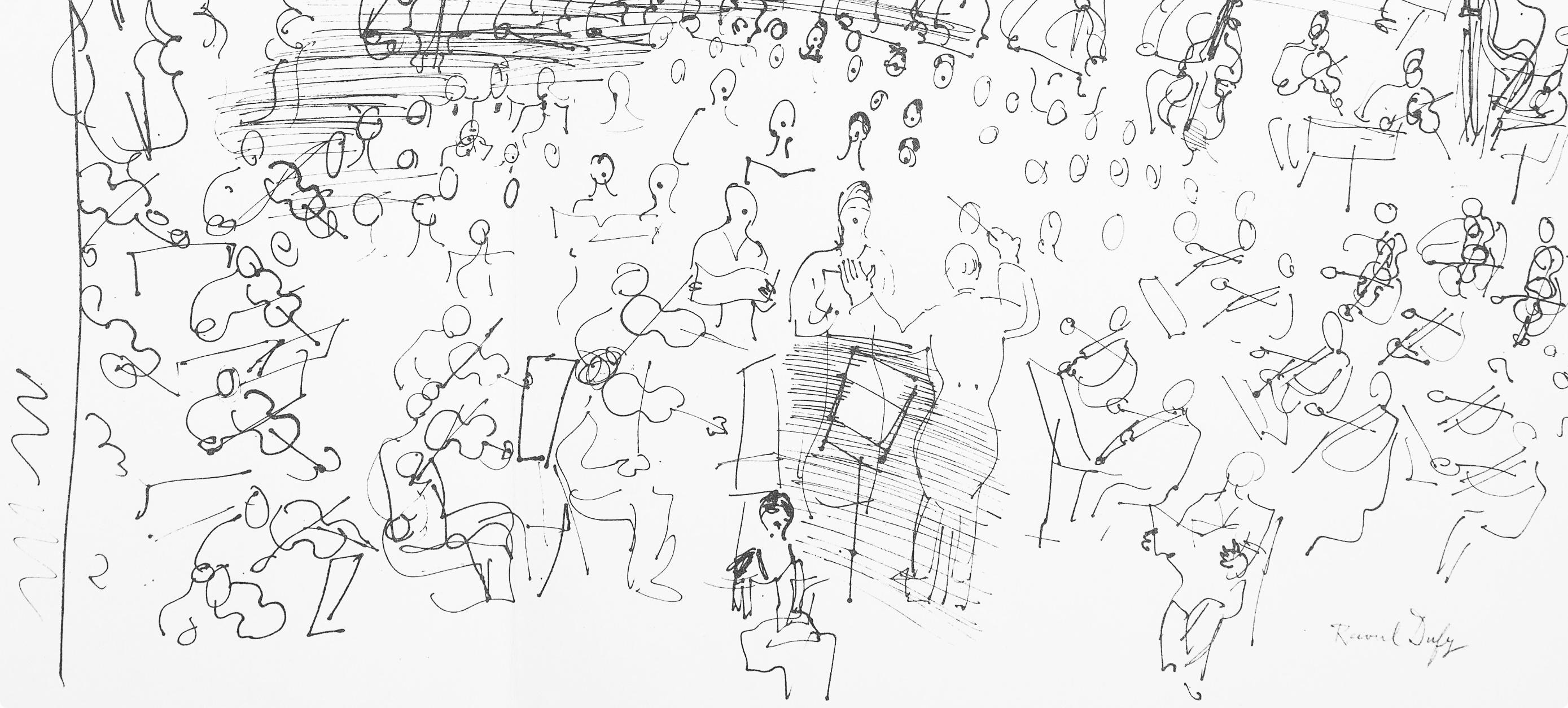 Dufy, Composición, Lettre à mon peintre Raoul Dufy (after) en venta 3